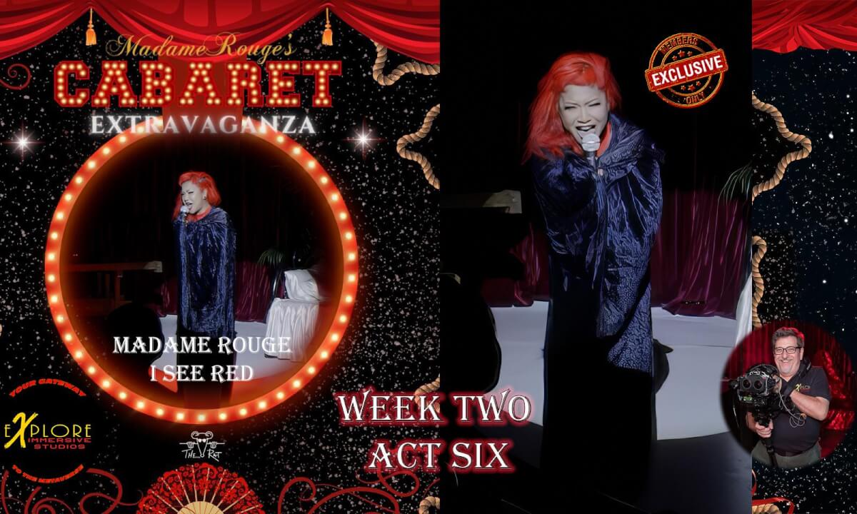 Madame Jade Sees RED in Cabaret-Act-06 Part Two- Madame Rouge-I See Red in Immersive 3D cover