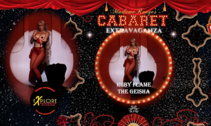 Ruby Flame Is On Fire in Geisha in Immersive 8K 3D Ruby Flame Is On Fire in Geisha in Immersive 8K 3D