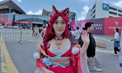 (3D VR180)2025 china joy coser VR Video (3D VR180)2025 china joy coser VR