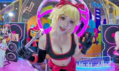 (3D VR180)2025 china joy coser VR Video (3D VR180)2025 china joy coser VR