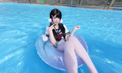 Anime swimsuit/水上乐园二次元泳装活动 VR Video Anime swimsuit/水上乐园二次元泳装活动 VR