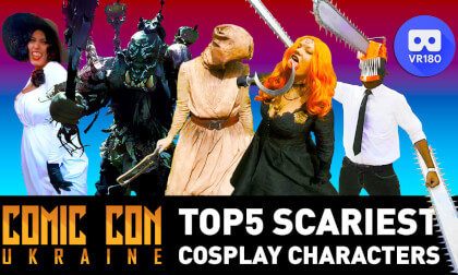 TOP5 scariest cosplay characters. ComicCon Ukraine 2021 VR Video TOP5 scariest cosplay characters. ComicCon Ukraine 2021 VR
