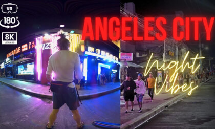 Red Street Walk & Street Juggler Performance Angeles City Night Vibes 🌃 VR180 8k VR Video Red Street Walk & Street Juggler Performance Angeles City Night Vibes 🌃 VR180 8k VR