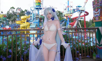 cosplay swimsuit June P3/泳装COS六月P3 VR Video cosplay swimsuit June P3/泳装COS六月P3 VR