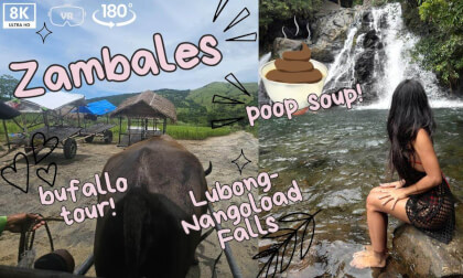 I Rode a Carabao, Ate “Poo Soup” & Found a Hidden Waterfall in Zambales! | VR180 8K VR Video I Rode a Carabao, Ate “Poo Soup” & Found a Hidden Waterfall in Zambales! | VR180 8K VR