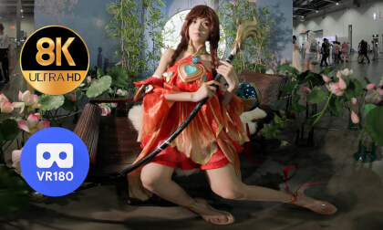 Cosers dressed in Chinese-style costumes at Anime game carnival(Nanchang) VR Video Cosers dressed in Chinese-style costumes at Anime game carnival(Nanchang) VR