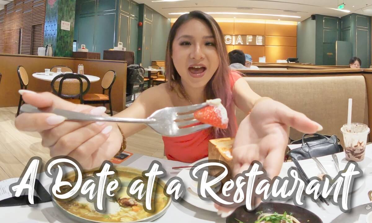 a date at the restaurant-Immersive Girlfriend Series cover