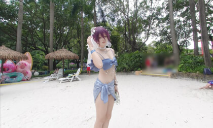 swimsuit cosplay【25.6.28 P4】 VR Video swimsuit cosplay【25.6.28 P4】 VR