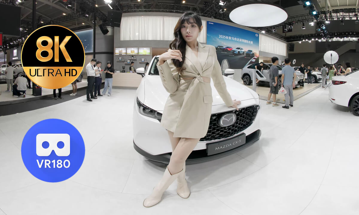 Cars & Models at the booth of Changan-Mazda cover
