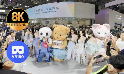 Highly popular models at the booth of DEEPAL VR Video Highly popular models at the booth of DEEPAL VR