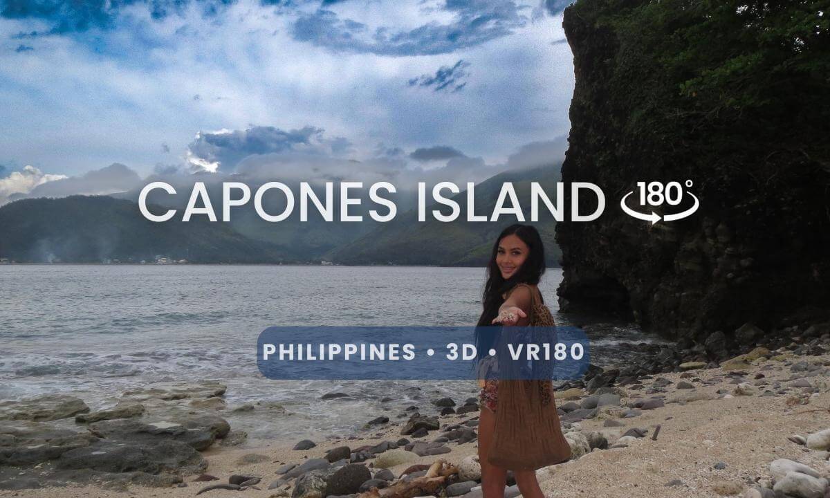 Hidden Zambales Gem 😳 Capones Island Philippines VR180 cover