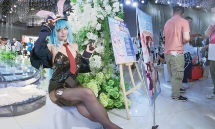 Summer Cool Pool Cosplay Event(3D VR180) VR Video Summer Cool Pool Cosplay Event(3D VR180) VR