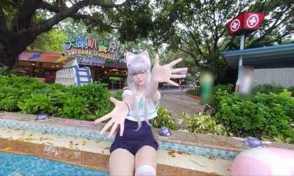 swimsuit cosplay【25.7.12 P2】 VR Video swimsuit cosplay【25.7.12 P2】 VR
