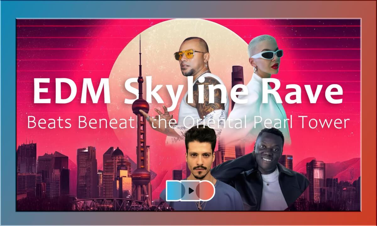 EDM Skyline Rave – Beats Beneath the Oriental Pearl Tower cover