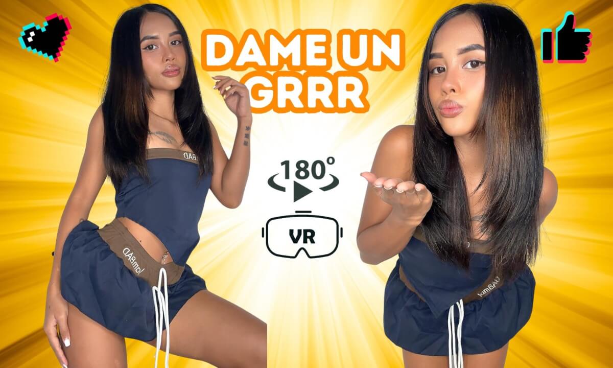 Why “Dame Un Grrr” Go Viral 😳 | TikTok Dance POV (VR180 6K) cover