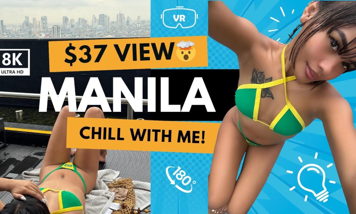 I Paid $37 for THIS 36th-Floor View 🤯 | Gramercy Skypark, Manila Airbnb in VR180 cover