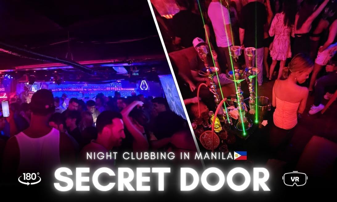 Lets Approach Secret Door Poblacion, Makati | VR180 8K 3D Night Out (Manila, Philippines) cover