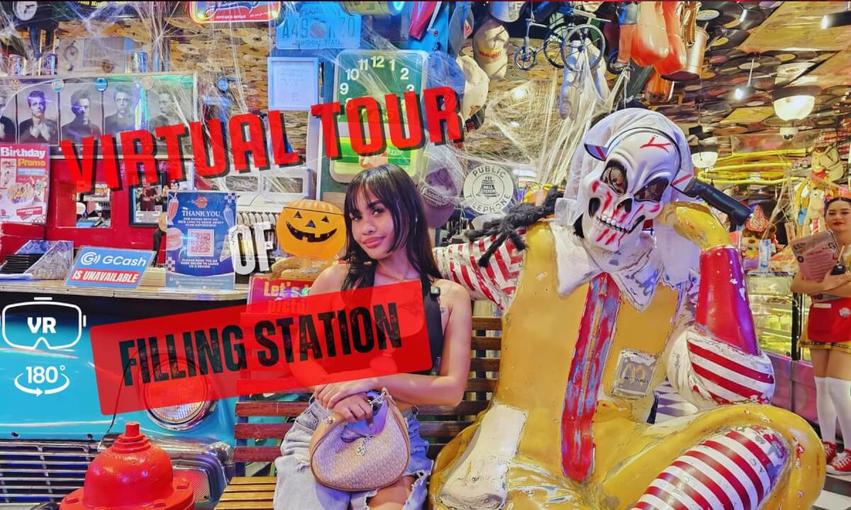 Halloween Walkthrough to Filling Station - Manila in Neon Lights Philippines (Spooky Edition) VR180 Spatial View cover