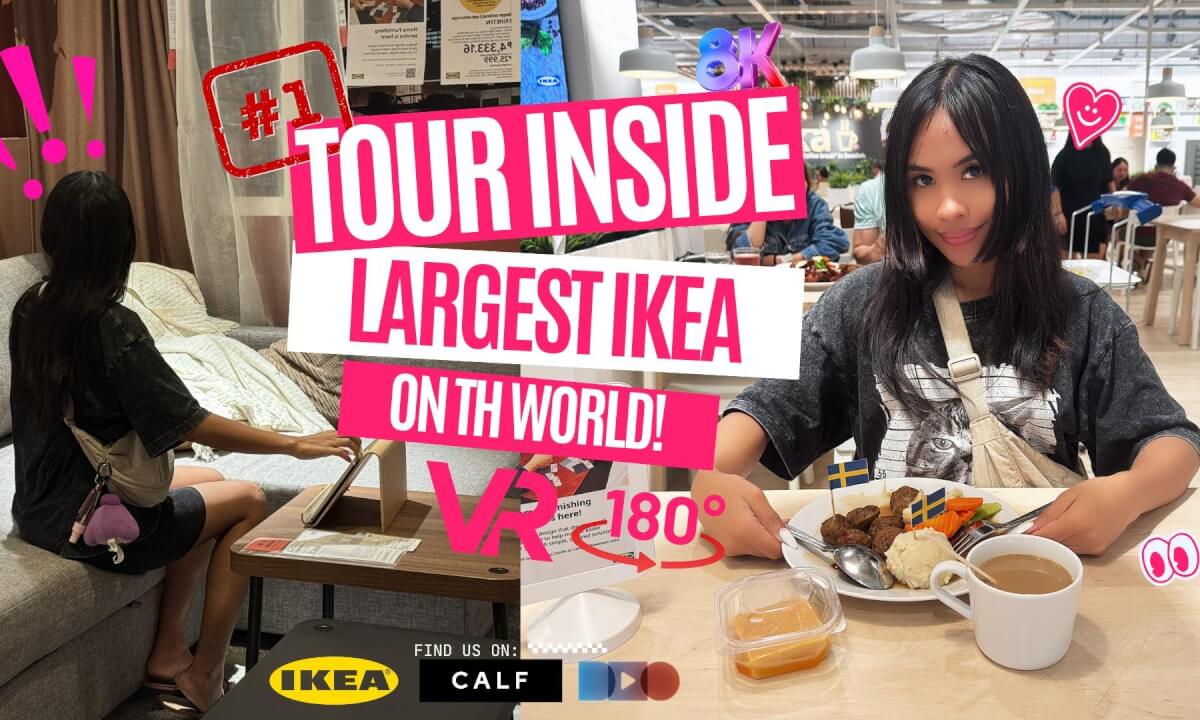 Inside the WORLD’S BIGGEST IKEA 😱 Manila Tour + Swedish Meatballs in VR180 8K cover