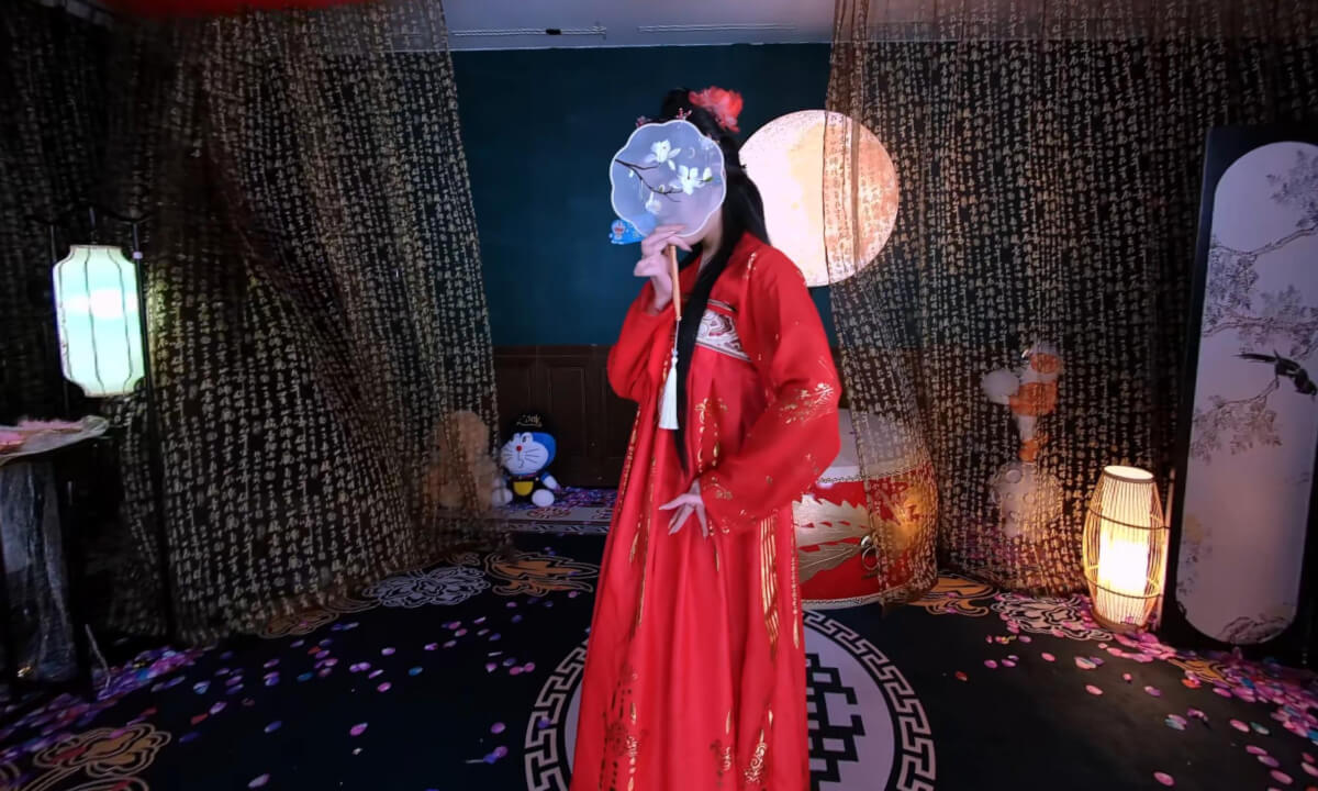 狸妖妖liyaoyao 20251007001 月圆花好 3D VR 180 8K cover