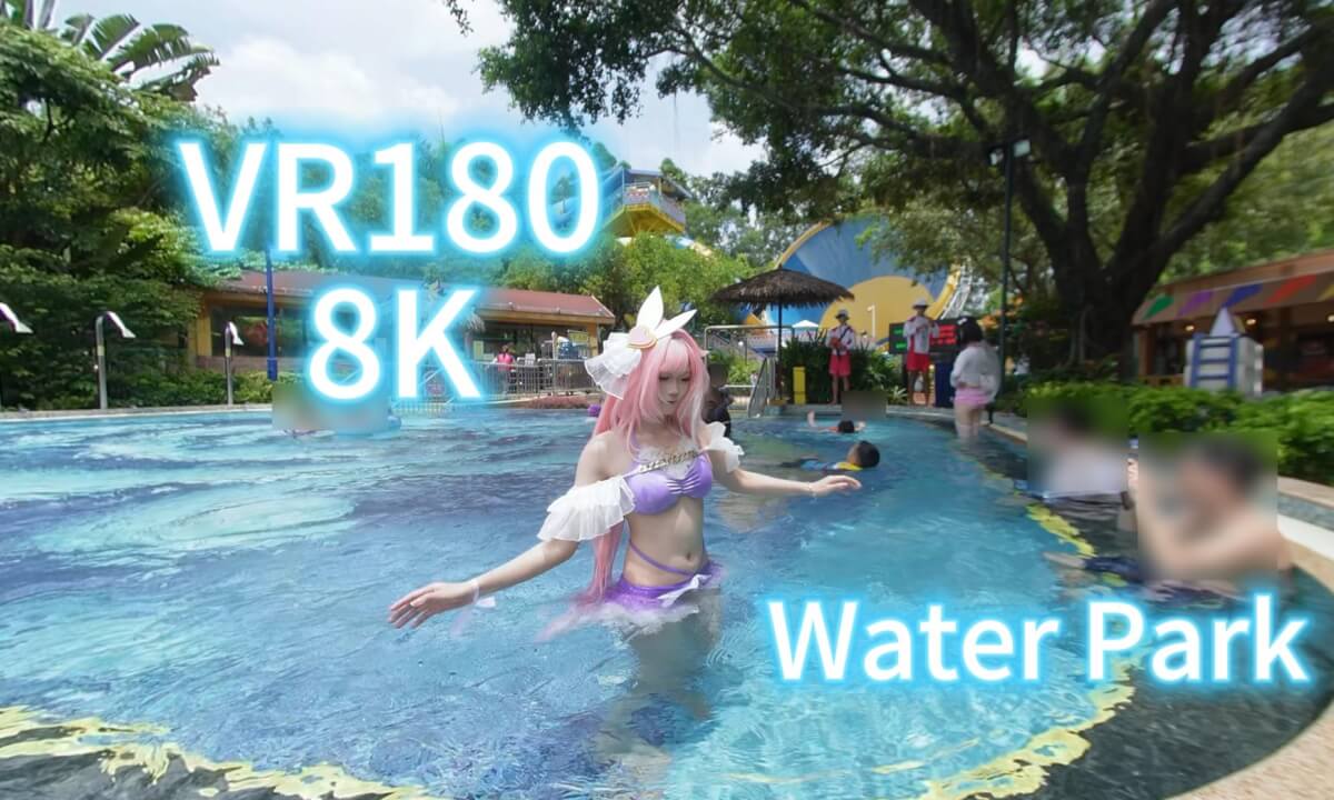 Girls in swimsuits at the water park【8.10 P2】 cover