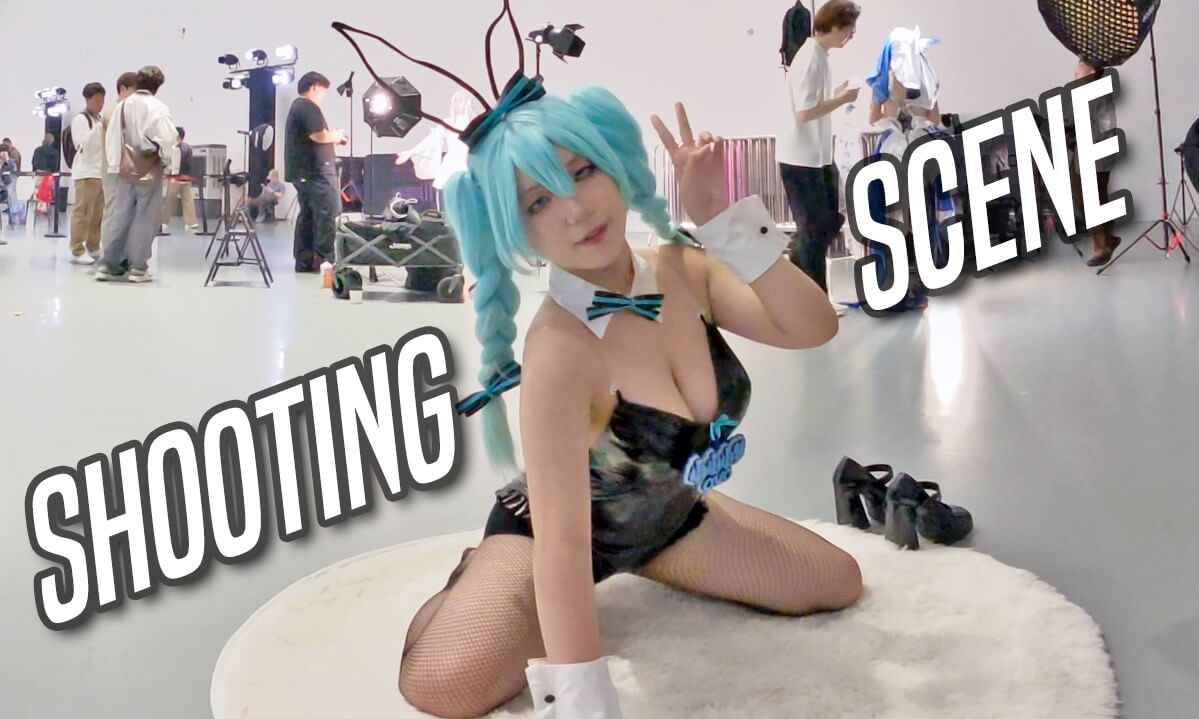 Hatsune Miku Bunny Girl Shooting Scene cover