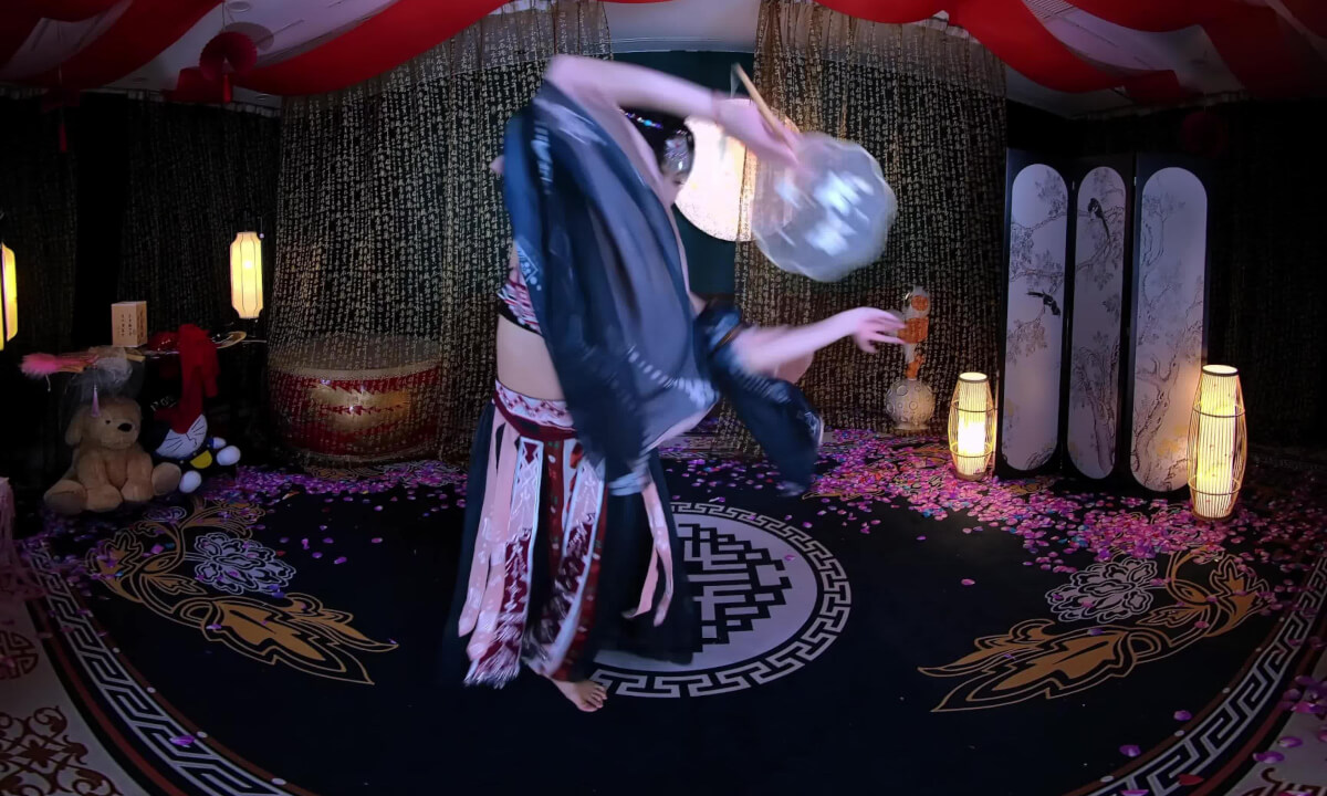 狸妖妖liyaoyao 20251012001 怡红院 3D VR 180 8K cover