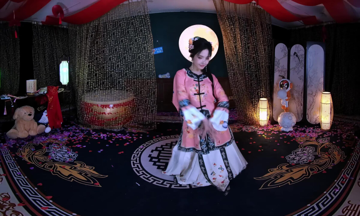 狸妖妖liyaoyao 20251018001 桃花笑 3D VR 180 8K cover