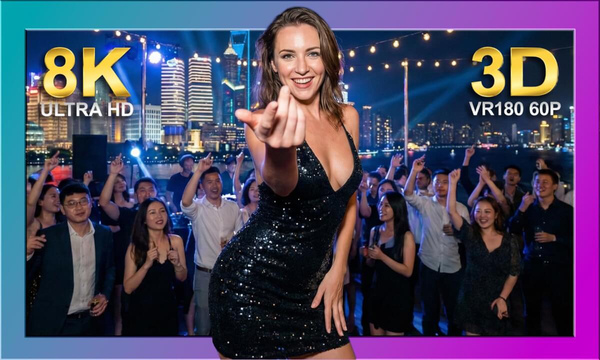 Shanghai Nightlife: Hot Rooftop Rave with DJ & Dancers cover