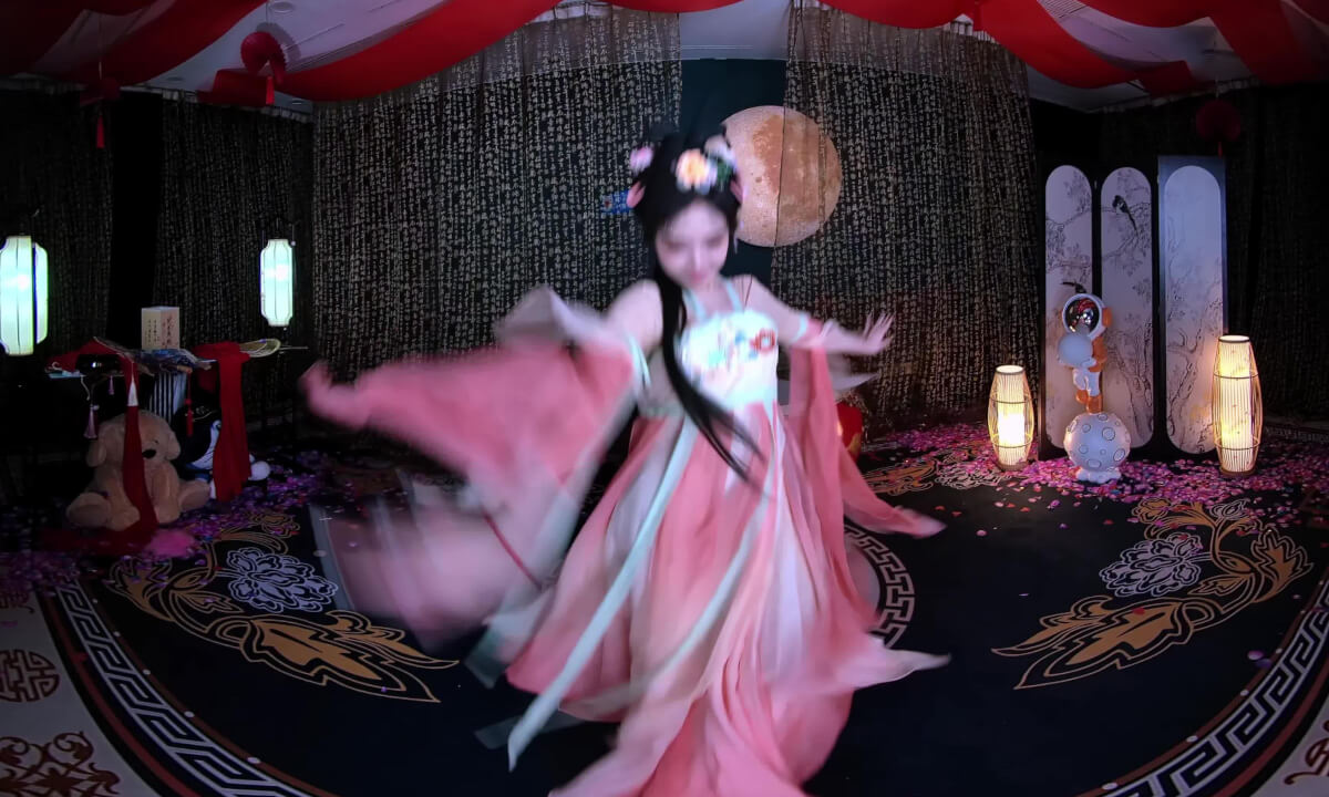 狸妖妖liyaoyao 20251024001 桃花笑 3D VR 180 8K cover