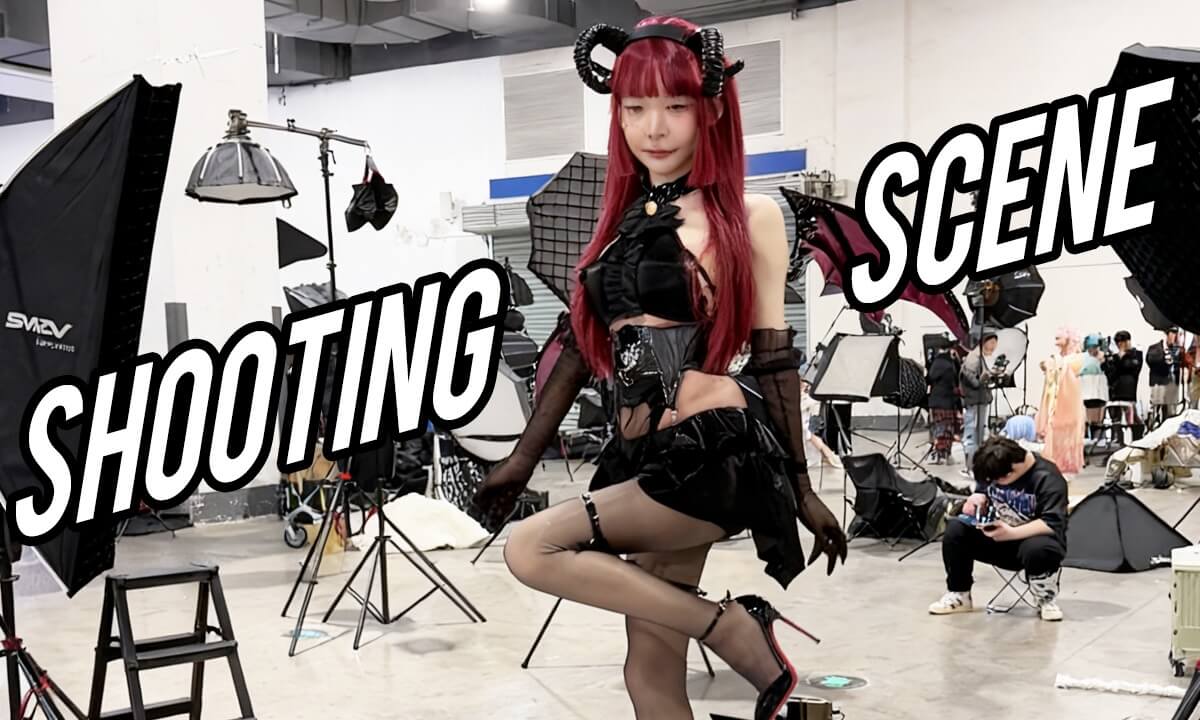 Beauty Model Shooting Scene cover