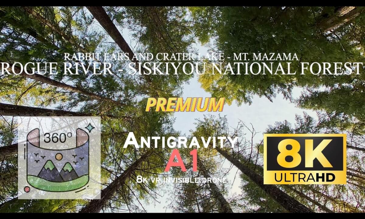Antigravity A1 Invisible Drone | Flight Through Fog and Forest Near Crater Lake and Rabbit Ears (Premium) cover